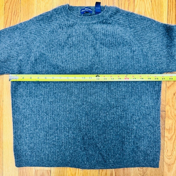 John Ashford Gray Crewneck Sweater Classic Comfort - Picture 4 of 5